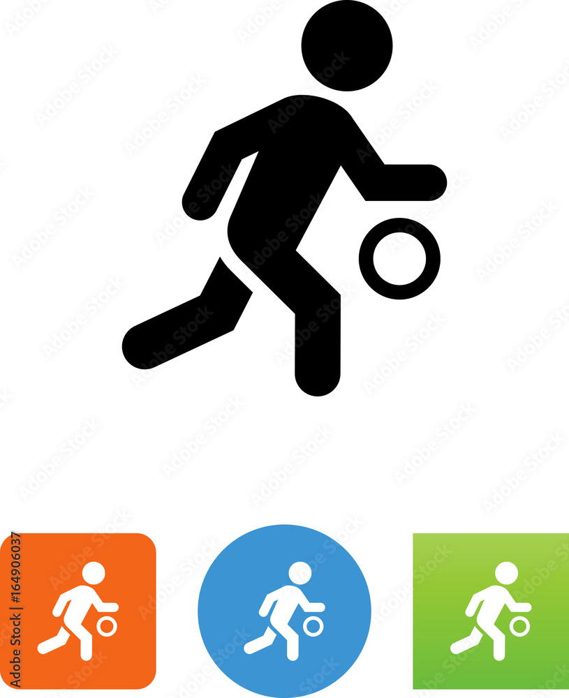 Basketball Player Icon - Illustration Basketball Player Icon - Illustration