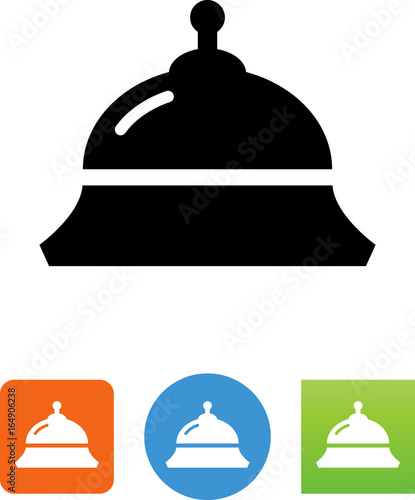 Bell Desk Icon - Illustration