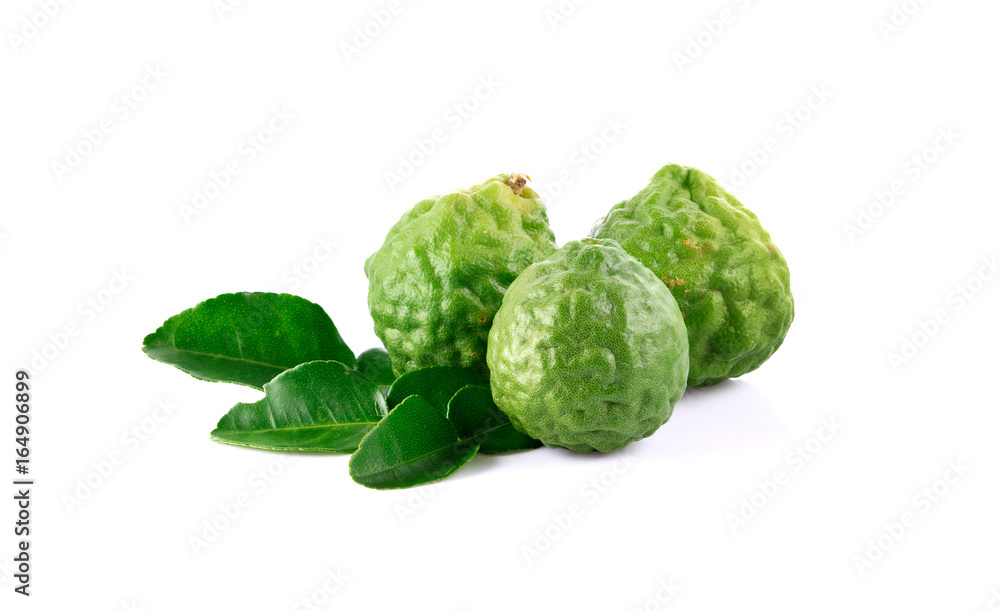 Bergamot on white background Bergamot on white background