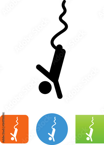 Bungee Jump Icon - Illustration