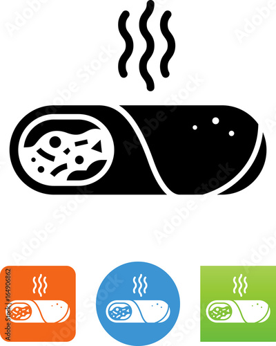 Burrito Icon - Illustration