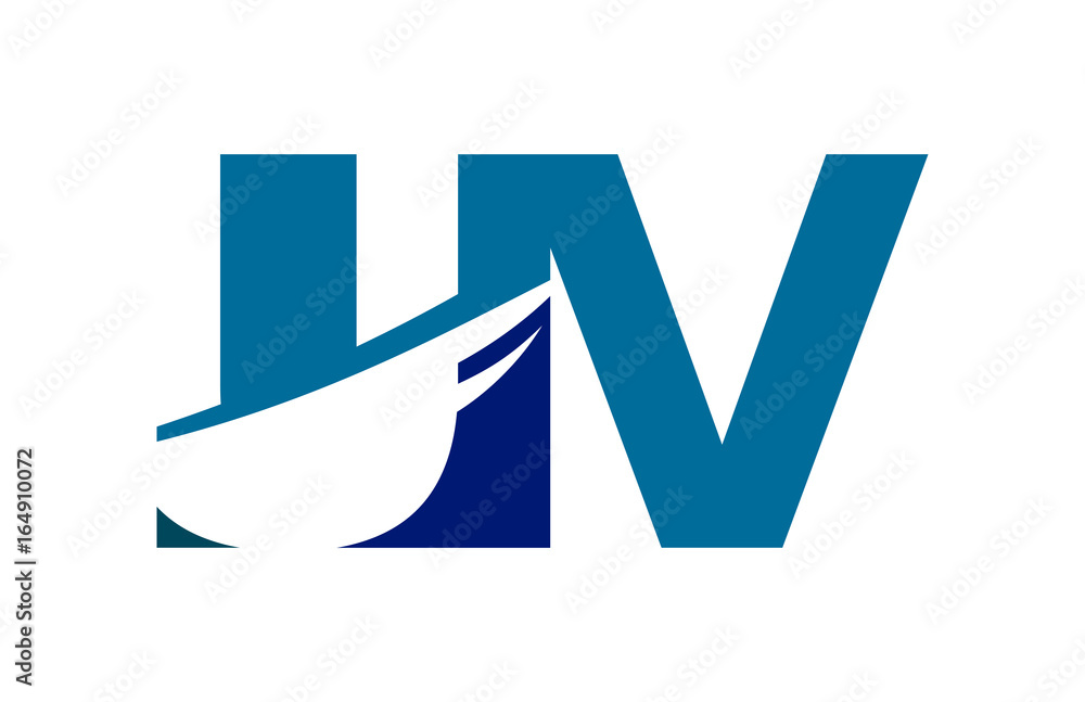 UV Negative Space Square Swoosh Letter Logo UV Negative Space Square Swoosh Letter Logo