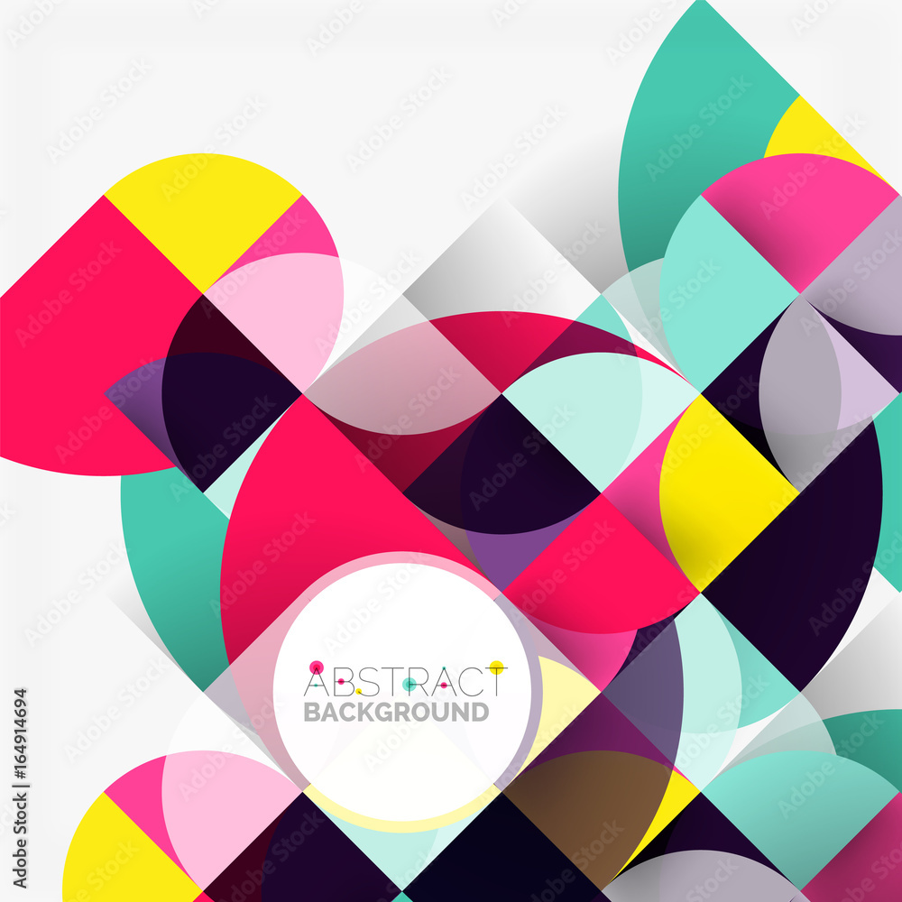 Modern geometrical abstract background circles Modern geometrical abstract background circles