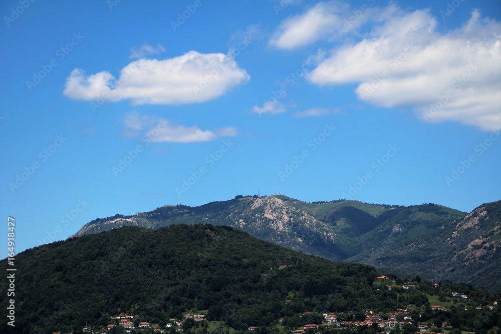 Mount Mottarone in summer, Piedmont Italy 