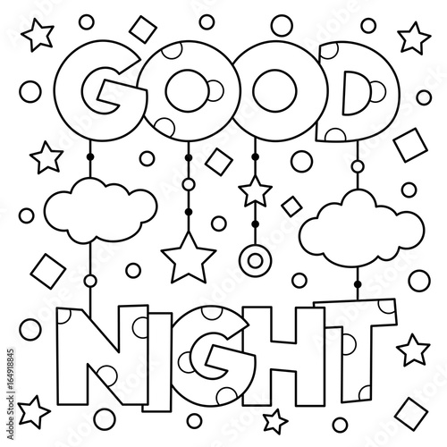 Coloring page. Vector illustration.
