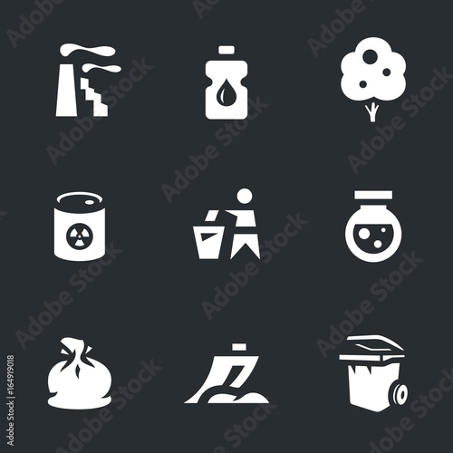 Vector Set of Enviroment protection Icons.