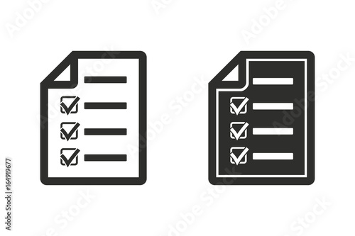Checklist vector icon.