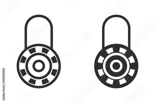 Lock vector icon.