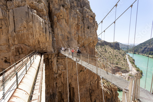 Hiking trail El Caminito del Rey, Spain