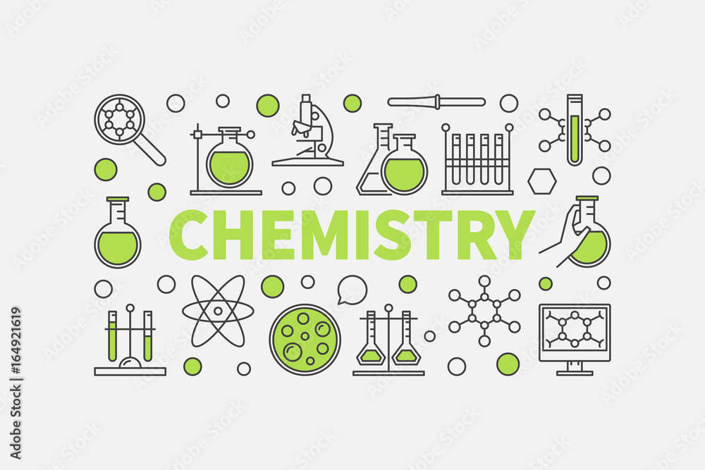 Modern chemistry illustration