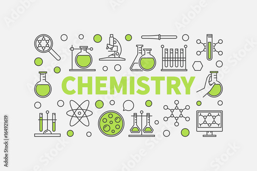 Modern chemistry illustration
