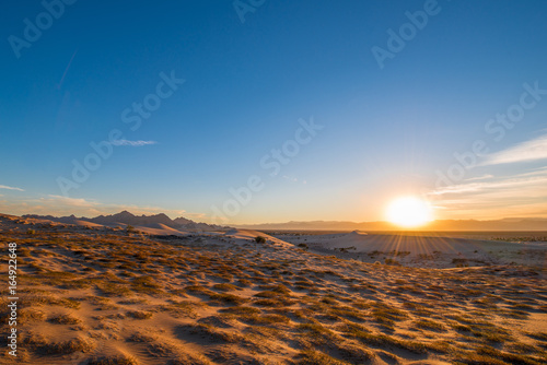 atardecer en las dunas de mexicali