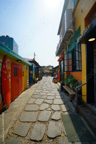 A colorful, beautiful street