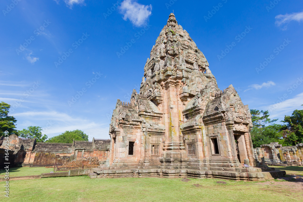 Prasat Hin Phanom Rung Ancient Khmer Temple, Buriram Province of Thailand