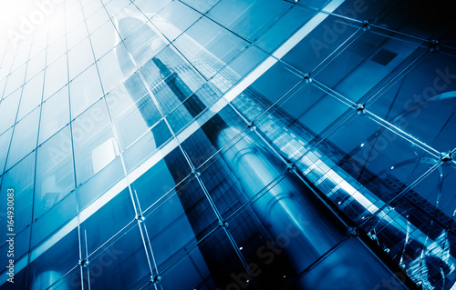 Wallpaper Mural Skyscraper from a low angle view in city of China. Torontodigital.ca