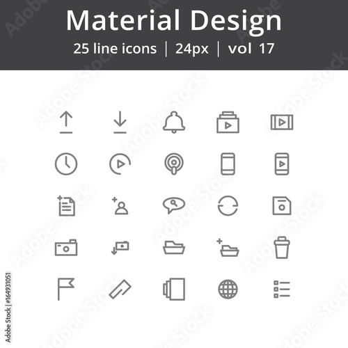 Material Design User Interface Icons