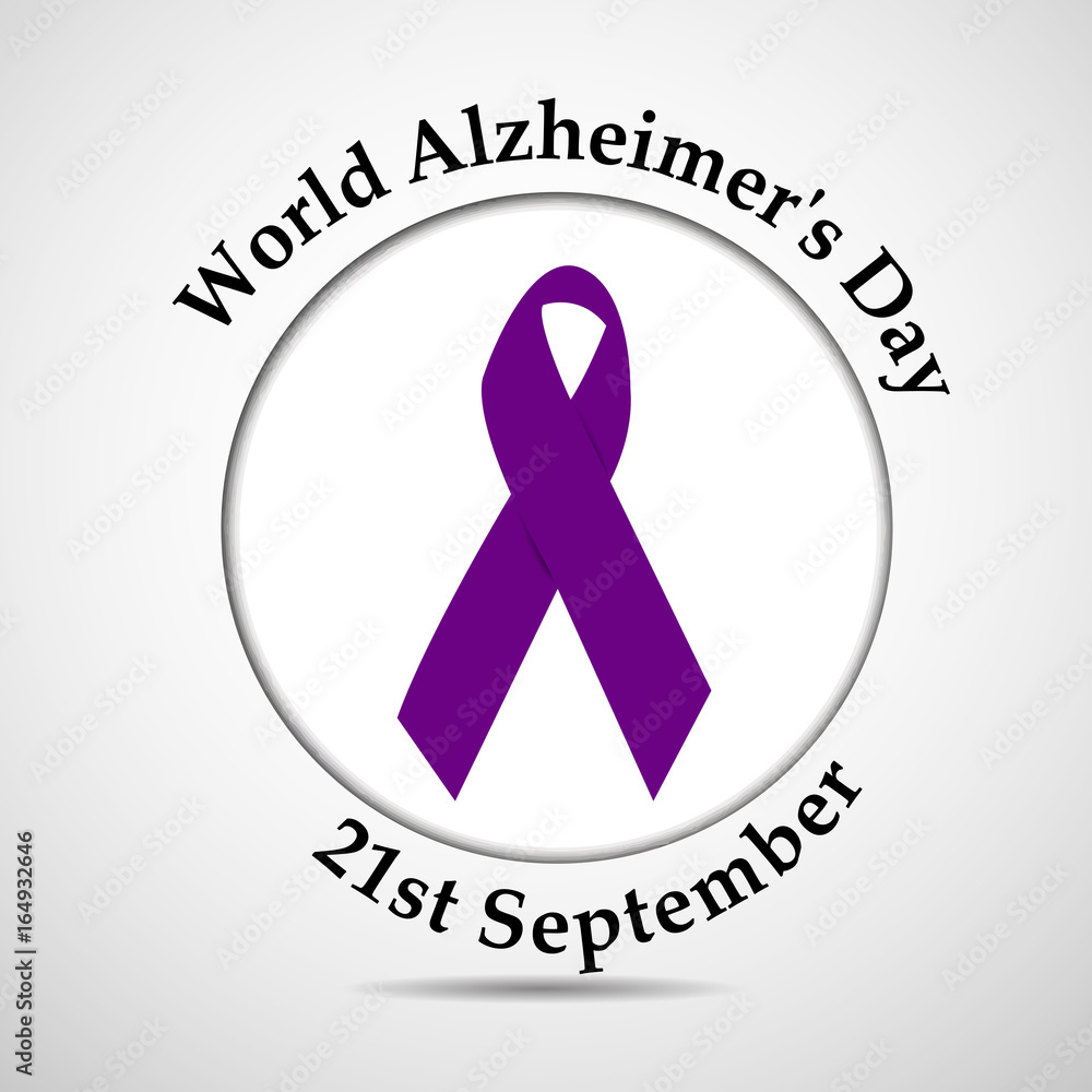 illustration of World Alzheimer's Day Background illustration of World Alzheimer's Day Background