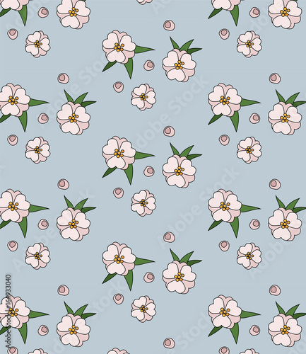Seamless pattern of jasmine flowers vector illustration of textile wrapper background
Children's
towel
linens