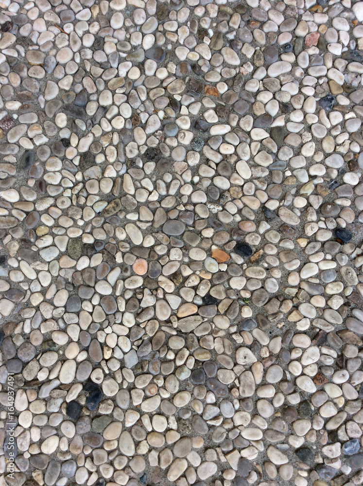 path made of small round stones path made of small round stones