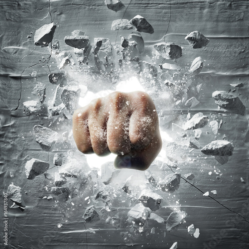 Fotografie powerful fist