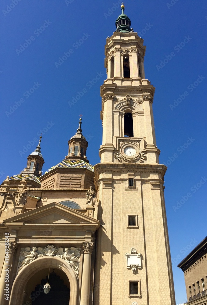 The Cathedral-Basilica of Our Lady of the Pillar ( Nuestra Señora del Pilar), Zaragoza, Spain.