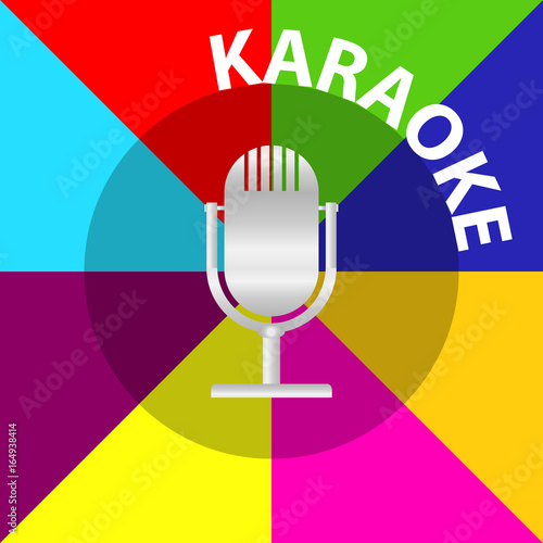 Microphone karaoke, microphone icon