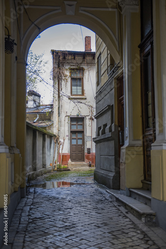Old house in Bucharest city center © agcreativelab