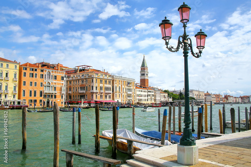 Waterfront of Grand Canal in Venice, Italy