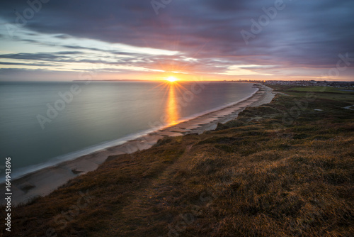 The view from the top  of Hengistbury Head in Dorset. photo