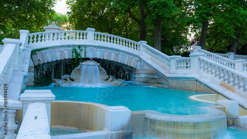 Part of beautiful fountain. Dijon. France