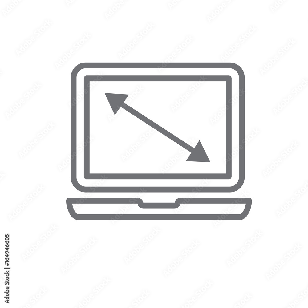High or low res image icon - for UI or UX High or low res image icon - for UI or UX