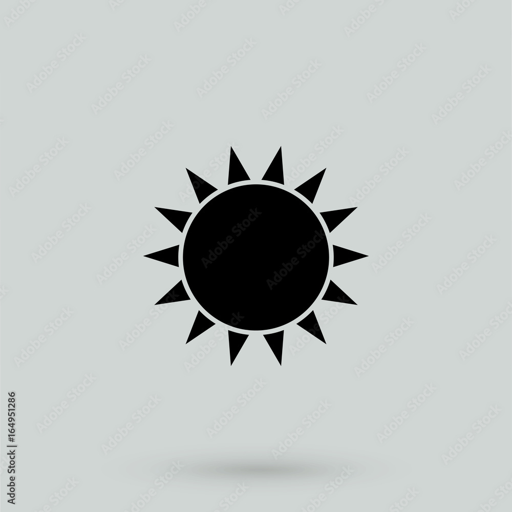 Vector sun Icon