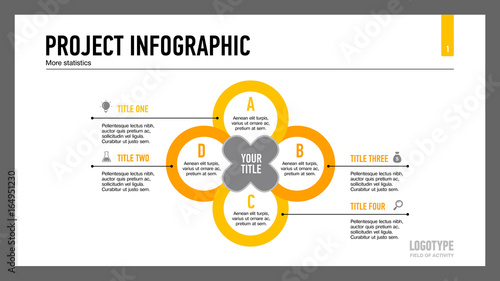 Simple Mind Map Slide Template