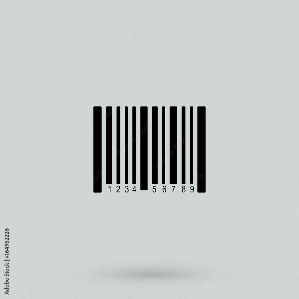Barcode icon (flat design) Barcode icon (flat design)
