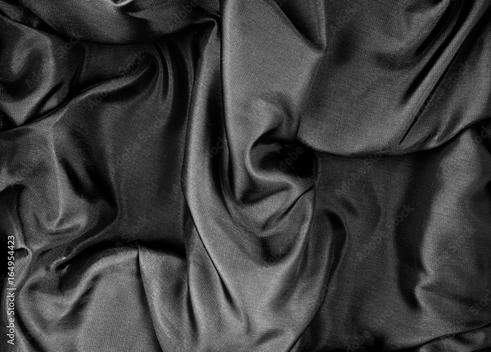 Fototapeta premium Black silk background