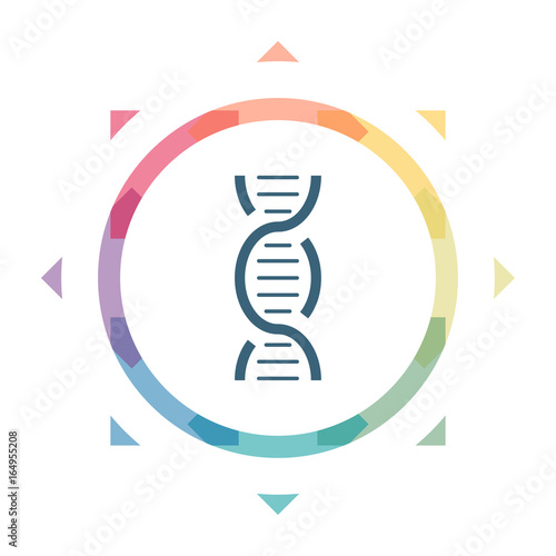 buntes Symbol - DNA