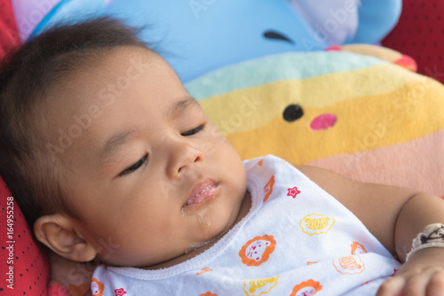 Foto Babies sleeping drooling