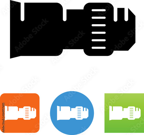 Camera Zoom Lens Icon