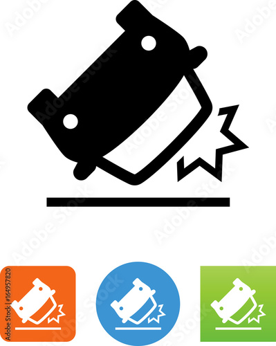 Car Accident Icon - Illustration