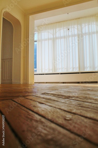 Tableau sur toile Parquet d'un appartement parisien