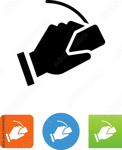 Chalkboard Eraser Icon - Illustration