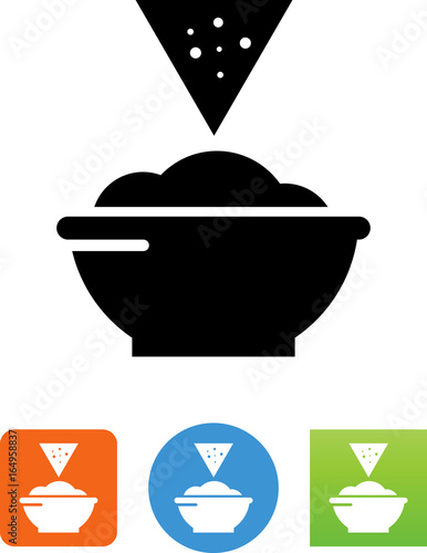 Chip And Dip Icon - Illustration