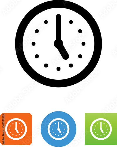 Clock Dial Icon - Illustration