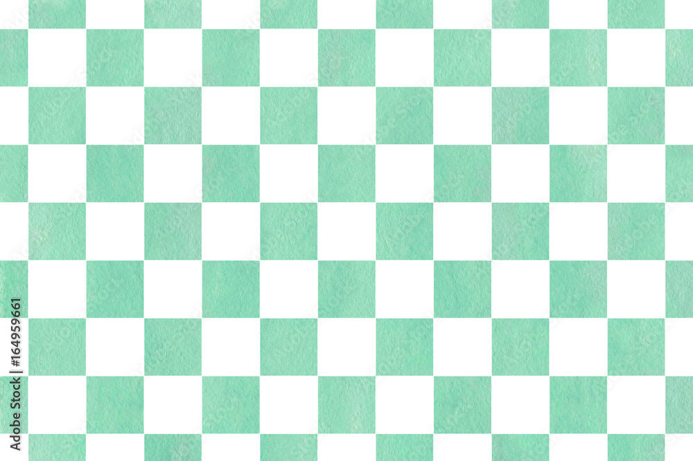 Watercolor square pattern. Watercolor square pattern.