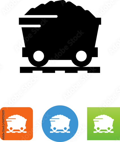 Coal Icon -  Illustration