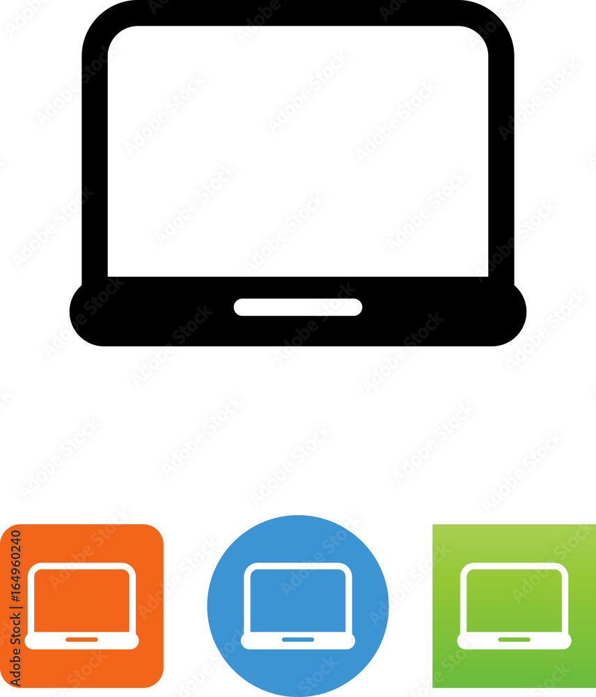 Computer Icon - Illustration Computer Icon - Illustration