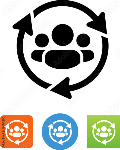 CRM Group Icon - Illustration