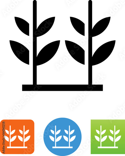 Crops Icon -  Illustration