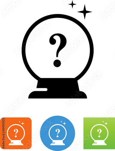 Crystal Ball With Question Icon