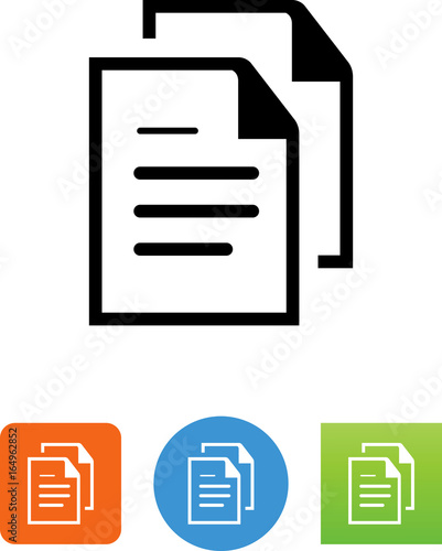 Documents Icon - Illustration